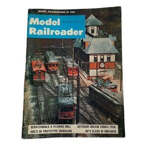 Model Railroader Magazine Back Issue u September 1976  Vol 43 No 9 Scratchbuild